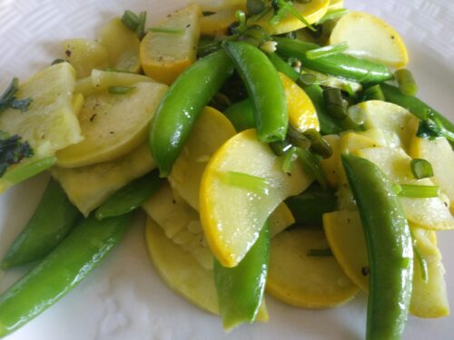 Recipe: Green and Gold Summer Vegetables with 4 Easy Techniques to Bump Up Flavor