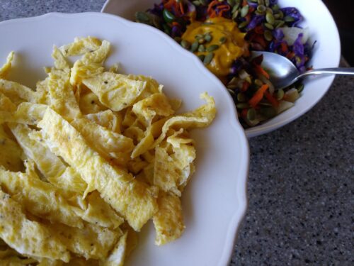 Recipe: A New Idea for Eggs–Egg Crepes and Strips