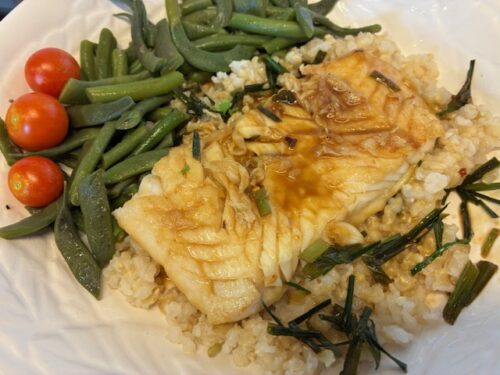 Recipe: Honey Ginger White Fish + New Ingredient Ideas