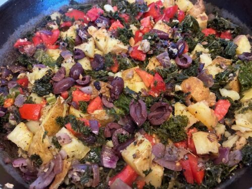 Greek Style Potato Skillet