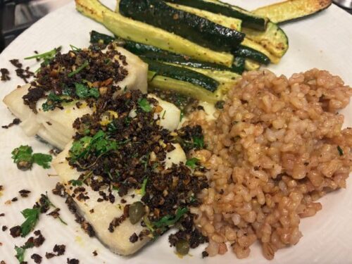Recipe: White Fish with Lemon-Crumb Topping