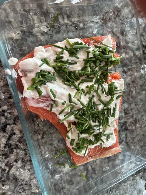 Salmon with Chives